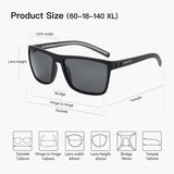 Retro Square Polarized Sunglasses