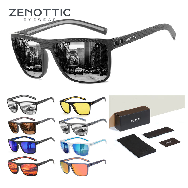 Retro Square Polarized Sunglasses