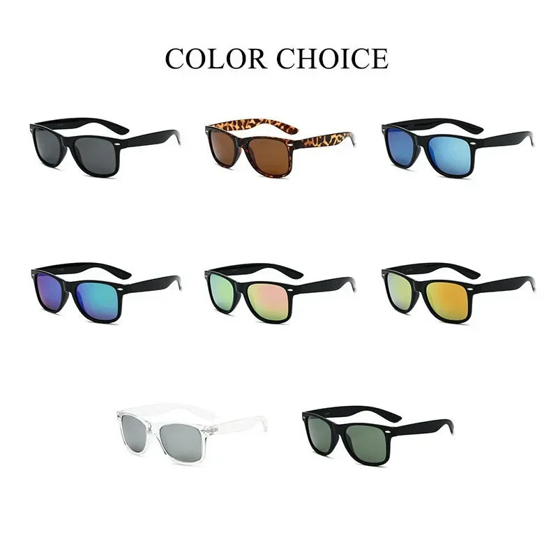 Classic Square Polarized Sunglasses Men Women