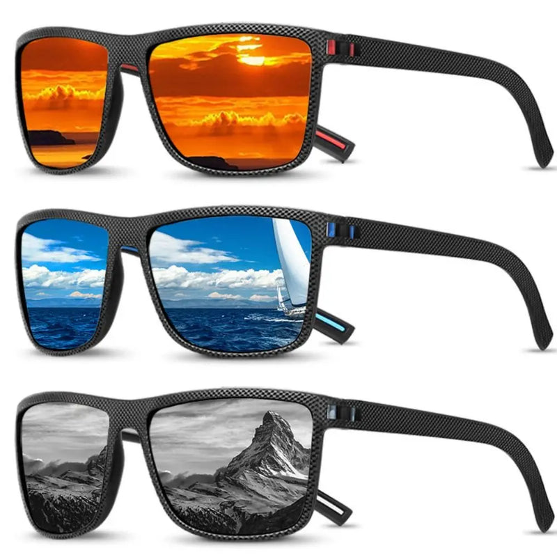 Square Polarized Sunglasses for Women Men