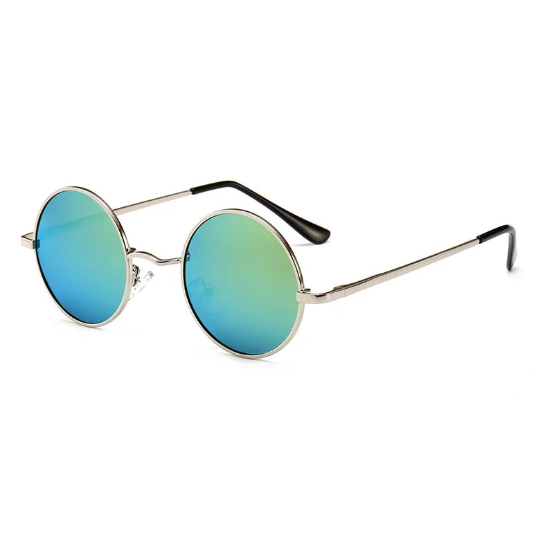 Round Polarized Sunglasses Men Women Retro