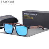 BARCUR Original Design Natural Wood Sunglasse