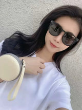 Foldable Sunglasses with Storage Bag Women