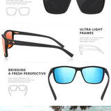 Square Polarized Sunglasses for Women Men