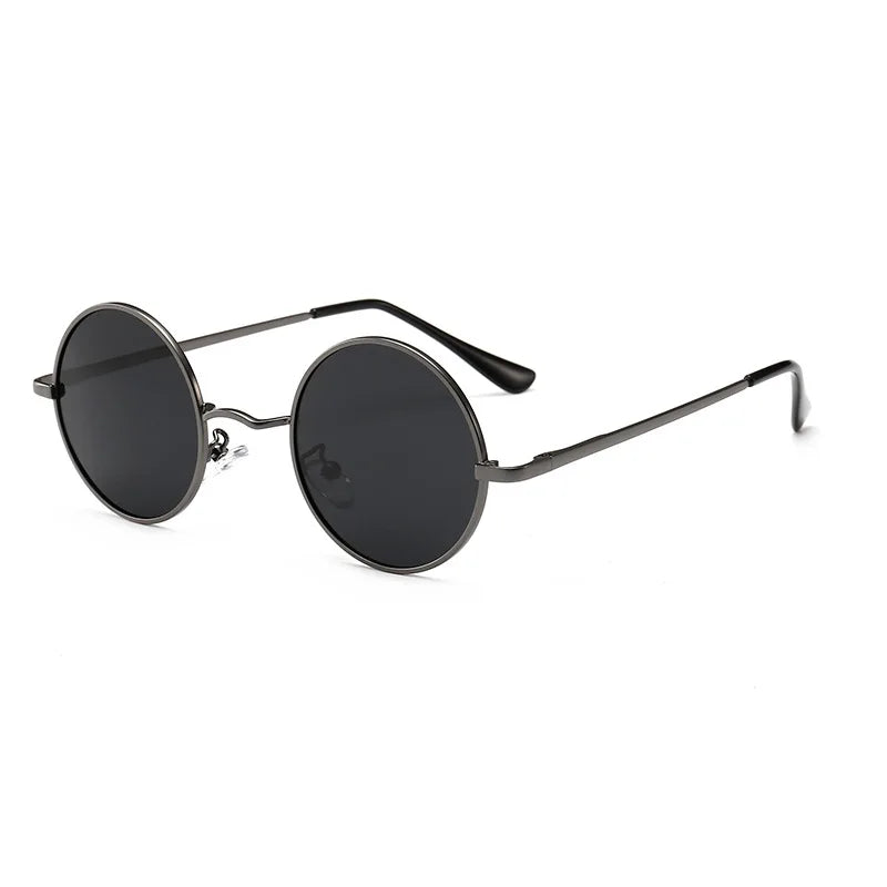 Round Polarized Sunglasses Men Women Retro